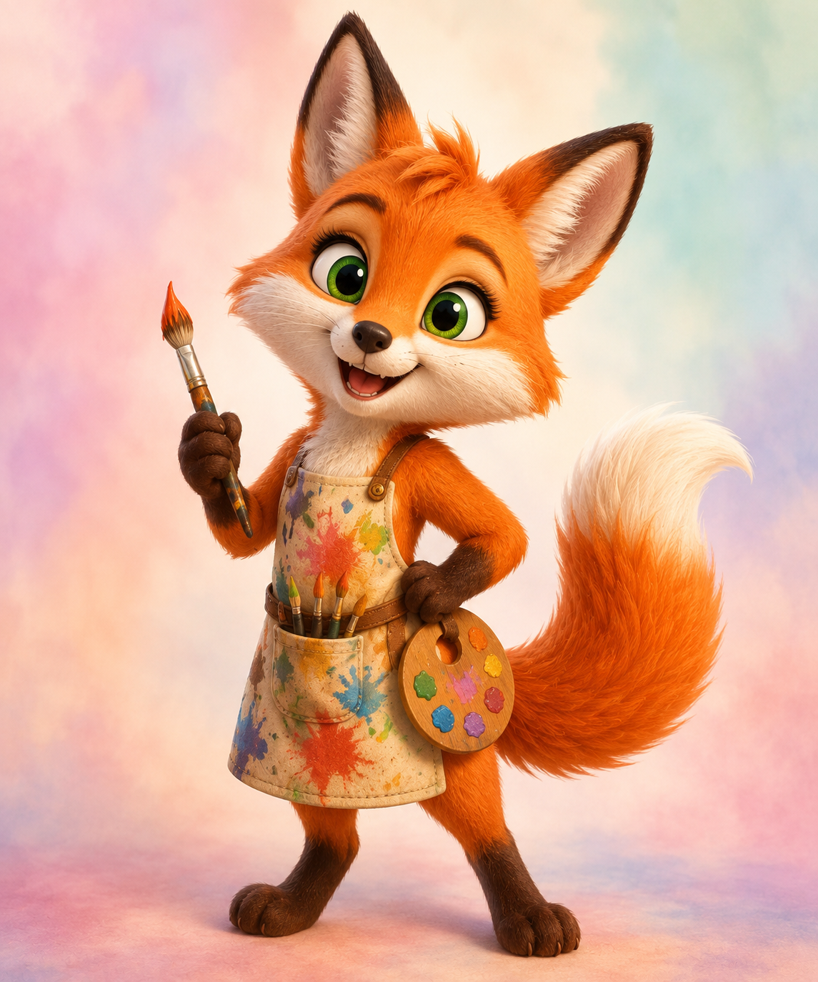 Pippa the Paintbrush Fox 🦊